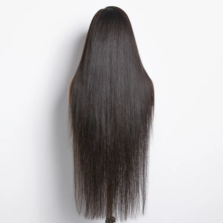 200% Density 13x4 Full Frontal Transparent Lace Wig Straight