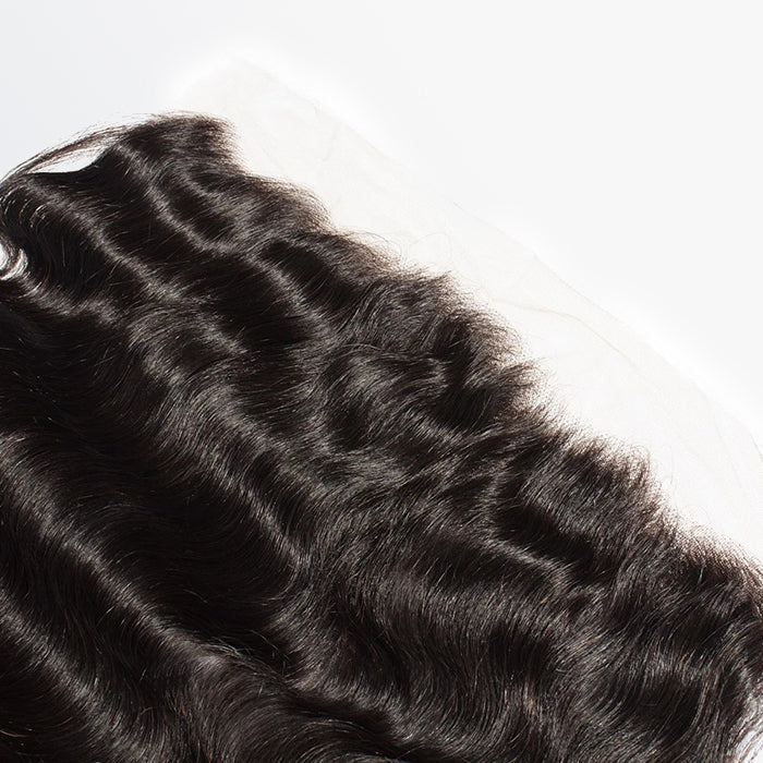 13" x 4" Transparent Lace Frontal Free Parted Body Wave