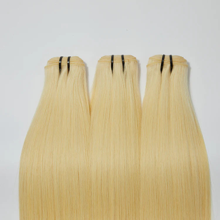 Raw Hair #613 Lightest Blonde Straight