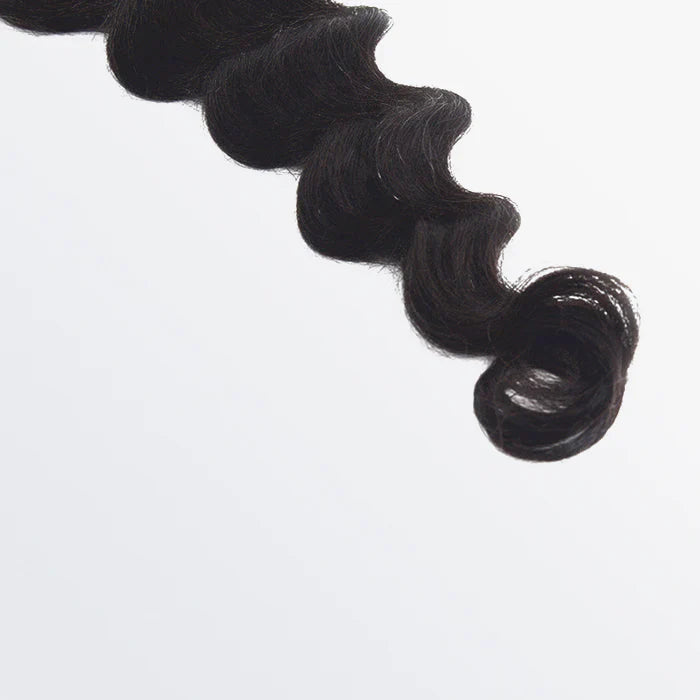 4" x 4" Transparent Lace Closure Ocean Wavy Free Parted