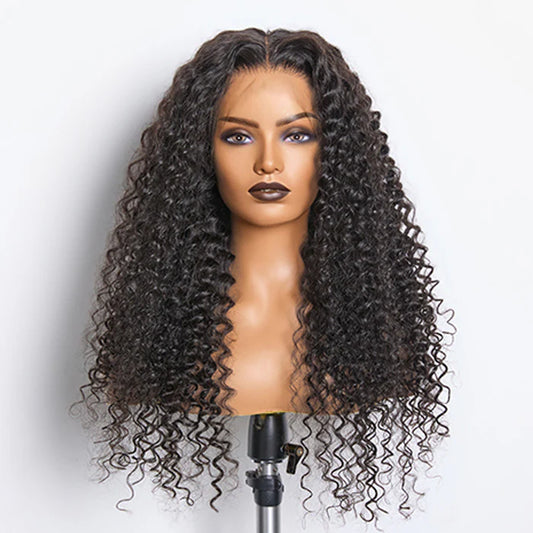 180% Density 13x4 Full Frontal HD Lace Wig Deep Curly