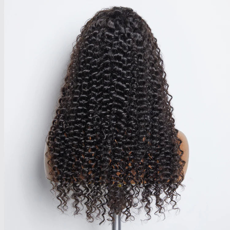 180% Density 13x6 HD Parting Max Full Frontal Lace Wig Deep Curly
