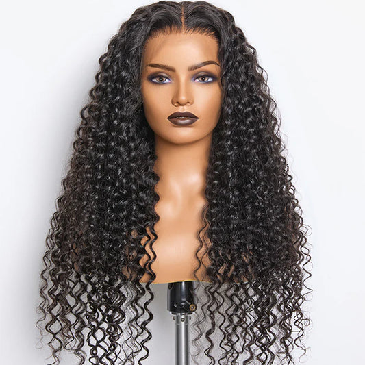 180% Density 13x4 Full Frontal HD Lace Wig Deep Wavy