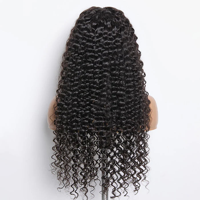180% Density 13x4 Full Frontal HD Lace Wig Deep Wavy