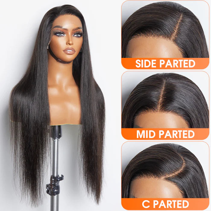 180% Density 13x6 HD Parting Max Full Frontal Lace Wig Straight
