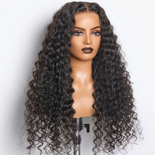 200% Density 13x6 HD Full Frontal Lace Wig Deep Wavy