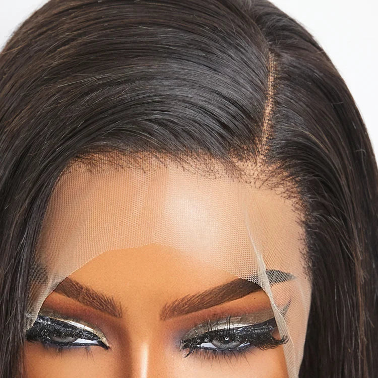 200% Density 13x4 Full Frontal Transparent Lace Wig Straight