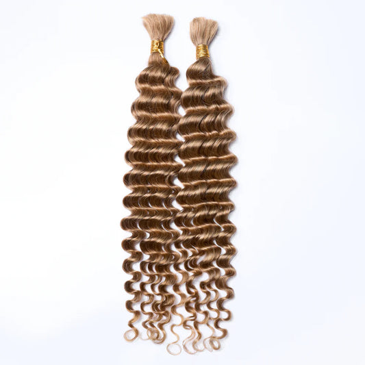 Deep Wave Bulk Hair For Braiding #27 Color