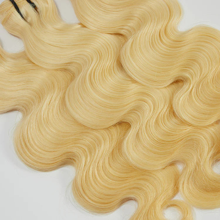 Raw Hair #613 Lightest Blonde Body Wavy