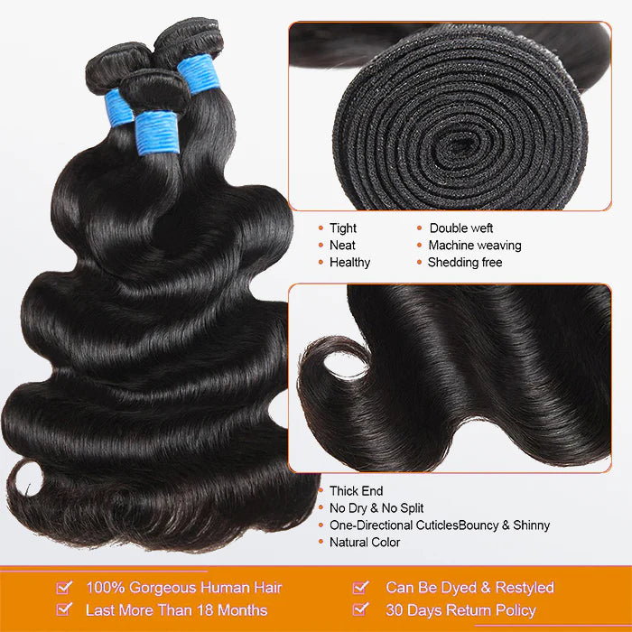 Virgin Hair Bundles Body Wavy