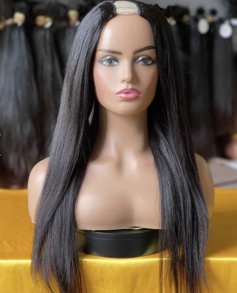 U-PART WIG RELAXED STRAIGHT