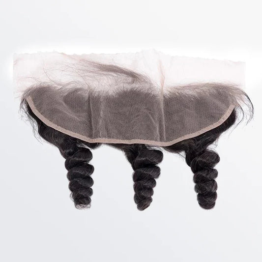 13" x 4" Transparent Lace Frontal Free Parted Loose Wave