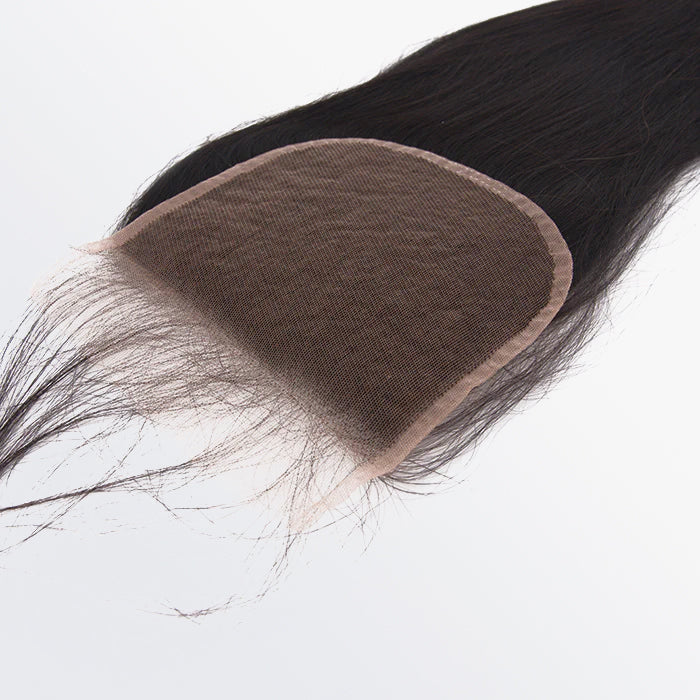 5" x 5" Transparent Lace Closure Free Parted Straight