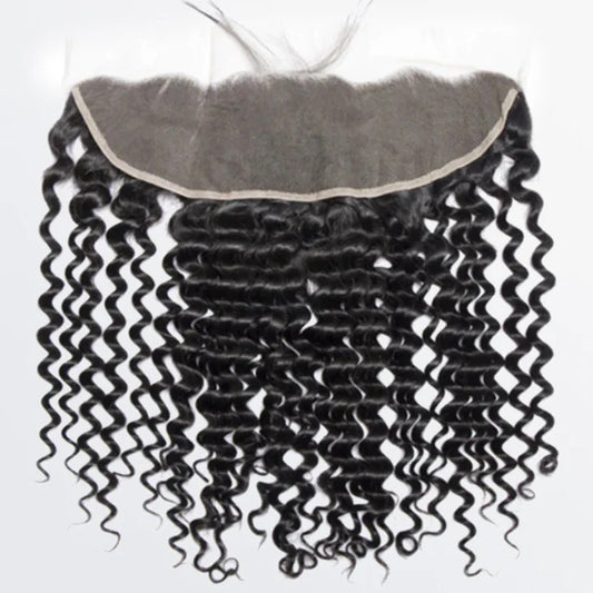 13" x 4" Transparent Lace Frontal Free Parted Water Wavy