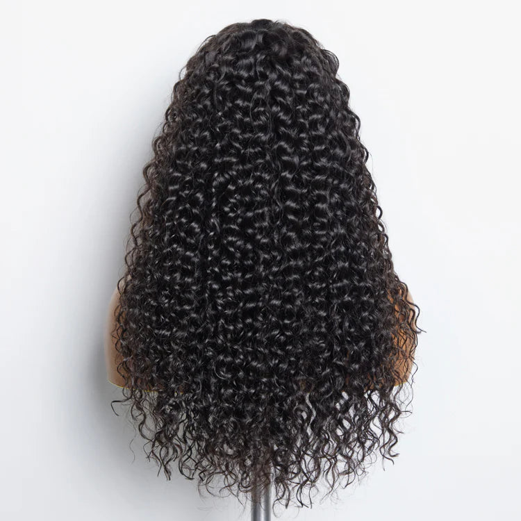 13x6 3D Transparent Lace Parting Max 3D Cap Glueless Frontal Lace Wig 150% Density Water Wave